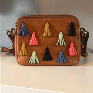 Fossil Tassel Crossbody